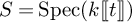 upper S equals backslash operatorname upper S p e c left parenthesis k backslash exclamation mark t right bracket backslash exclamation mark right bracket right parenthesis