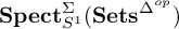upper S p e c t Subscript upper S Sub Superscript 1 Superscript upper Sigma Baseline left parenthesis upper S e t s Superscript upper Delta Super Superscript o p Superscript Baseline right parenthesis