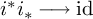 i Superscript asterisk Baseline i Subscript asterisk Baseline long right arrow backslash operatorname i d