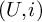 left parenthesis upper U comma i right parenthesis