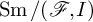 backslash operatorname upper S m divided by left parenthesis script upper F comma upper I right parenthesis