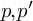 p comma p prime