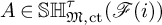 upper A element of upper S upper H Subscript German upper M comma c t Superscript tau Baseline left parenthesis script upper F left parenthesis i right parenthesis right parenthesis