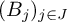 left parenthesis upper B Subscript j Baseline right parenthesis Subscript j element of upper J