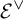 backslash operatorname script upper E Superscript or
