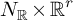 upper N Subscript backslash operatorname double struck upper R Baseline times backslash operatorname double struck upper R Superscript r