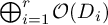backslash leftoplus Underscript i equals 1 Overscript r Endscripts backslash operatorname script upper O left parenthesis upper D Subscript i Baseline right parenthesis