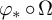 phi Subscript asterisk Baseline ring upper Omega