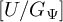 upper U divided by upper G Subscript upper Psi