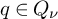 q element of upper Q Subscript nu
