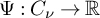 upper Psi colon upper C Subscript nu Baseline right arrow double struck upper R