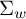 upper Sigma Subscript w