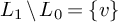 upper L 1 divided by upper L 0 equals StartSet v EndSet