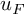 u Subscript upper F