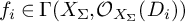 f Subscript i Baseline element of upper Gamma left parenthesis upper X Subscript upper Sigma Baseline comma upper O Subscript upper X Sub Subscript upper Sigma Subscript Baseline left parenthesis upper D Subscript i Baseline right parenthesis right parenthesis