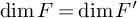 backslash dimension upper F equals backslash dimension upper F prime