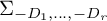 upper Sigma Subscript minus upper D 1 comma midline horizontal ellipsis comma minus upper D Sub Subscript r Subscript