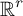 backslash operatorname double struck upper R Superscript r