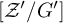 script upper Z prime slash upper G prime