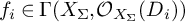 f Subscript i Baseline element of upper Gamma left parenthesis upper X Subscript upper Sigma Baseline comma upper O Subscript upper X Sub Subscript upper Sigma Subscript Baseline left parenthesis upper D Subscript i Baseline right parenthesis right parenthesis