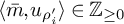 left angle bracket m overbar comma u Subscript rho Sub Subscript i Sub Superscript prime Subscript Baseline right angle bracket element of backslash operatorname double struck upper Z Subscript greater than or equals 0