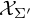 upper X Subscript upper Sigma prime