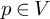 p element of upper V