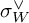 sigma Subscript upper W Superscript or