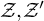 script upper Z comma script upper Z prime