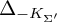 upper Delta Subscript minus upper K Sub Subscript upper Sigma prime