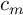 c Subscript m