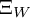 upper Xi Subscript upper W