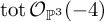 backslash operatorname t o t backslash operatorname script upper O Subscript backslash operatorname double struck upper P cubed Baseline left parenthesis negative 4 right parenthesis