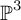 backslash operatorname double struck upper P cubed