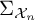 upper Sigma Subscript upper X Sub Subscript n
