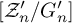 upper Z prime Subscript n Baseline divided by upper G Subscript n Baseline prime