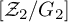 upper Z 2 divided by upper G 2