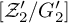 upper Z prime 2 divided by upper G 2 prime