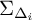 upper Sigma Subscript upper Delta Sub Subscript i