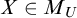 upper X element of upper M Subscript upper U