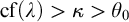 cf left parenthesis lamda right parenthesis greater than kappa greater than theta 0