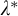 lamda Superscript asterisk