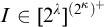 upper I element of left bracket 2 Superscript lamda Baseline right bracket Superscript left parenthesis 2 Super Superscript kappa Superscript right parenthesis Super Superscript plus