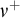 nu Superscript plus