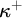 kappa Superscript plus