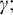 gamma semicolon