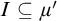 upper I subset of or equal to mu prime