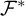 script upper F Superscript asterisk