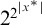 2 Superscript 2 Super Superscript StartAbsoluteValue x Super Super Superscript asterisk Super Superscript EndAbsoluteValue