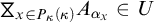 white hourglass Underscript x element of upper P Subscript kappa Baseline left parenthesis kappa right parenthesis Endscripts upper A Subscript alpha Sub Subscript x element of upper U